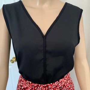 Banana Republic Satin V-Neck Tank Top